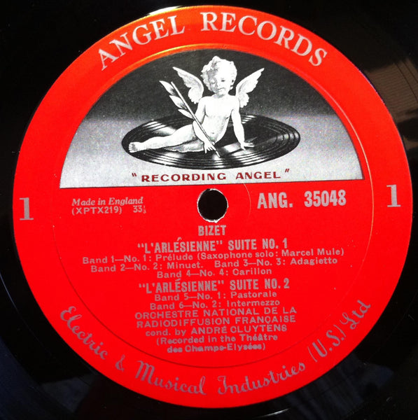 ANDRE CLUYTENS bizet l'arlesienne suites i & ii LP Mint- ANG 35048 Vinyl 1958 - Shuga Records