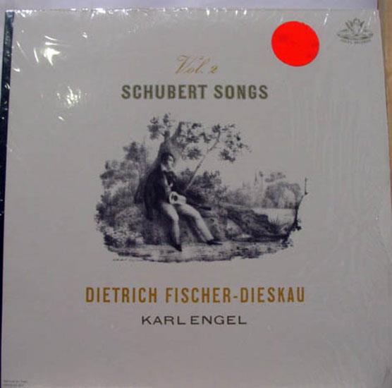 Fischer-Dieskau Engel - Schubert Songs Vol. 2 LP Mint- Angel 35656 Vinyl Record - Shuga Records