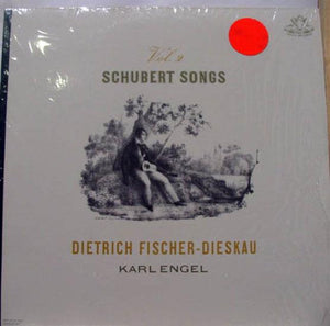 Fischer-Dieskau Engel - Schubert Songs Vol. 2 LP Mint- Angel 35656 Vinyl Record - Shuga Records