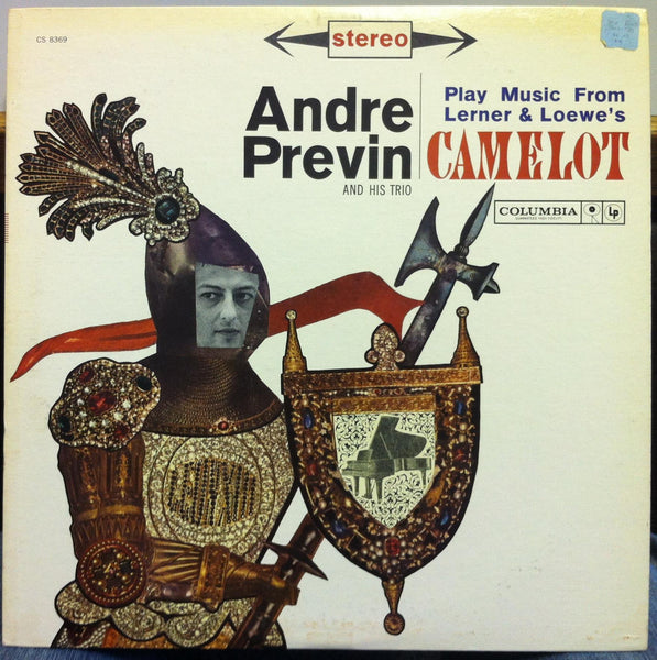 ANDRE PREVIN TRIO camelot LP VG+ CS 8369 CBS Stereo 1960 USA Jazz 6 Eye - Shuga Records