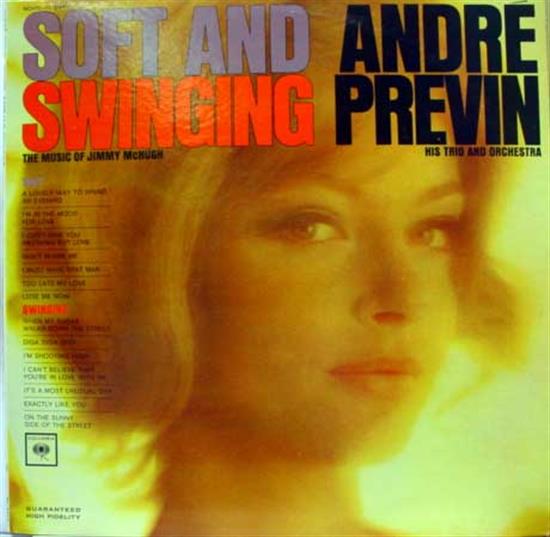 Andre Previn - Soft And Swinging Music Of Jimmy Mchugh LP VG+ CL 2114 Vinyl - Shuga Records