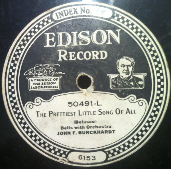 John Burckhardt/Imperial Marimba Band - Prettiest Little Song All Edison 50491 - Shuga Records