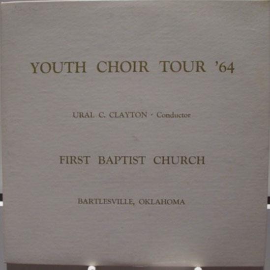 First Baptist Church - Youth Boys Girls Choir LP VG+ 13267 Vinyl 1964 Record - Shuga Records