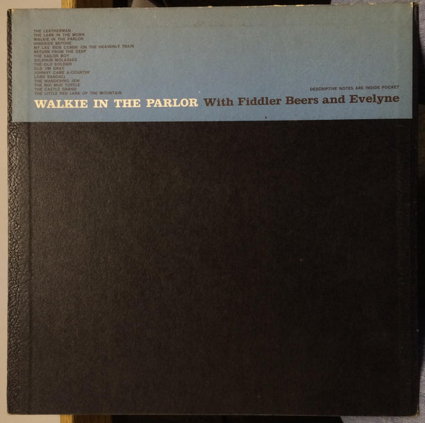 Fiddler Beers & Evelyne - Walkie In The Parlor LP VG+ Promo FA 2376 w/Book 1960 - Shuga Records