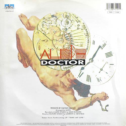 Aleph - Doctor 12" Mint- TRD 1144 Vinyl 1990 Record - Shuga Records