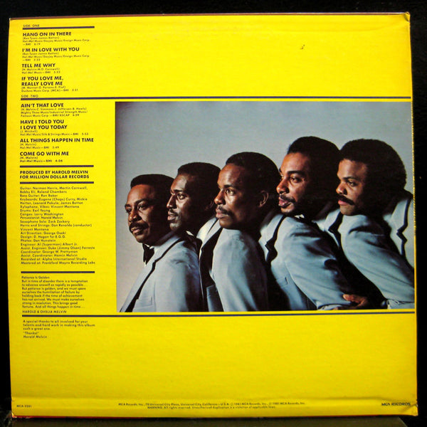 Harold Melvin - All Things Happen In Time - VG+ LP Record 1981 MCA Stereo Vinyl - Soul / Disco - Shuga Records
