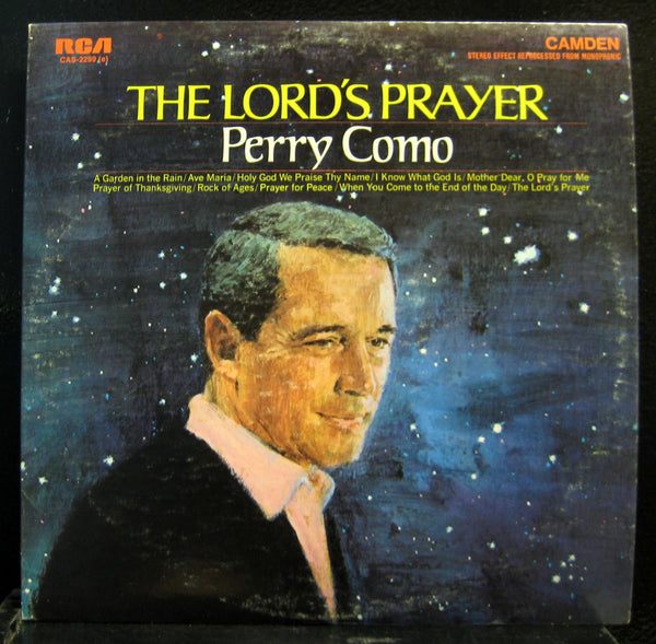 Perry Como - The Lord's Prayer LP VG+ CAS-2299 Vinyl 1969 Record - Shuga Records
