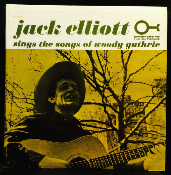 JACK ELLIOTT sings songs of woody guthrie LP Mint- 14011 Prestige 1963 RVG USA - Shuga Records