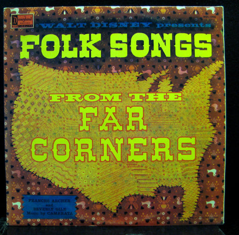 Frances Archer & Beverly Gile - Folk Songs From The Far Corners LP VG+ WDL 1006