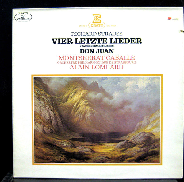 Alain Lombard - Strauss Vier Letzte Lieder LP Mint- STU-71054 France Record - Shuga Records