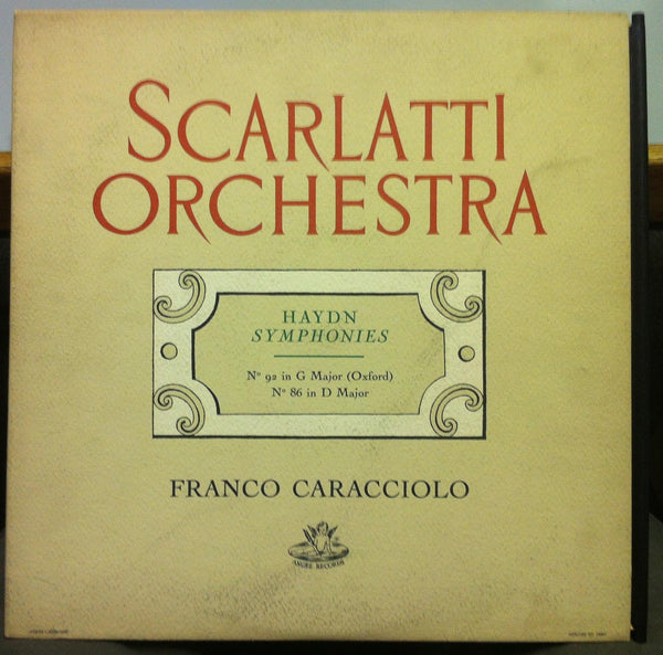 Franco Caracciolo - Haydn Symphony No. 86 & 92 LP VG+ ANG 35325 UK Mono 1960 1st - Shuga Records