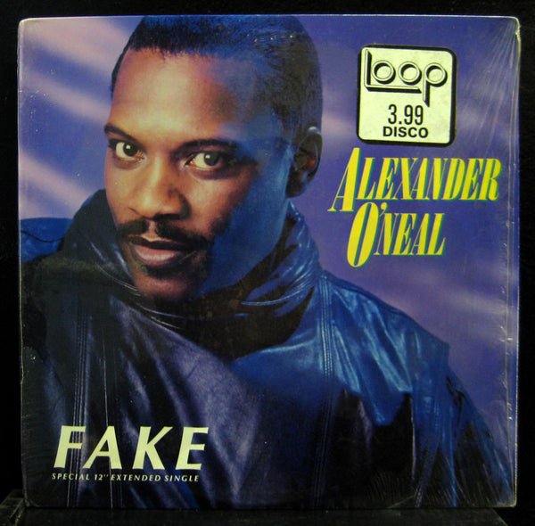 Alexander O'Neal - Fake 12" Mint- 4Z9-06788 Vinyl 1987 Record - Shuga Records
