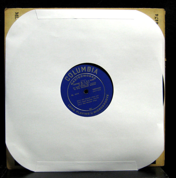 Beecham - Schubert Symphony No 8 Unfinished LP VG+ ML 4474 Mono USA 1952 CBS - Shuga Records