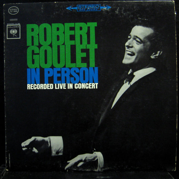 ROBERT GOULET in person LP VG+ CS 8888 360 Stereo Vinyl 1963 Record - Shuga Records