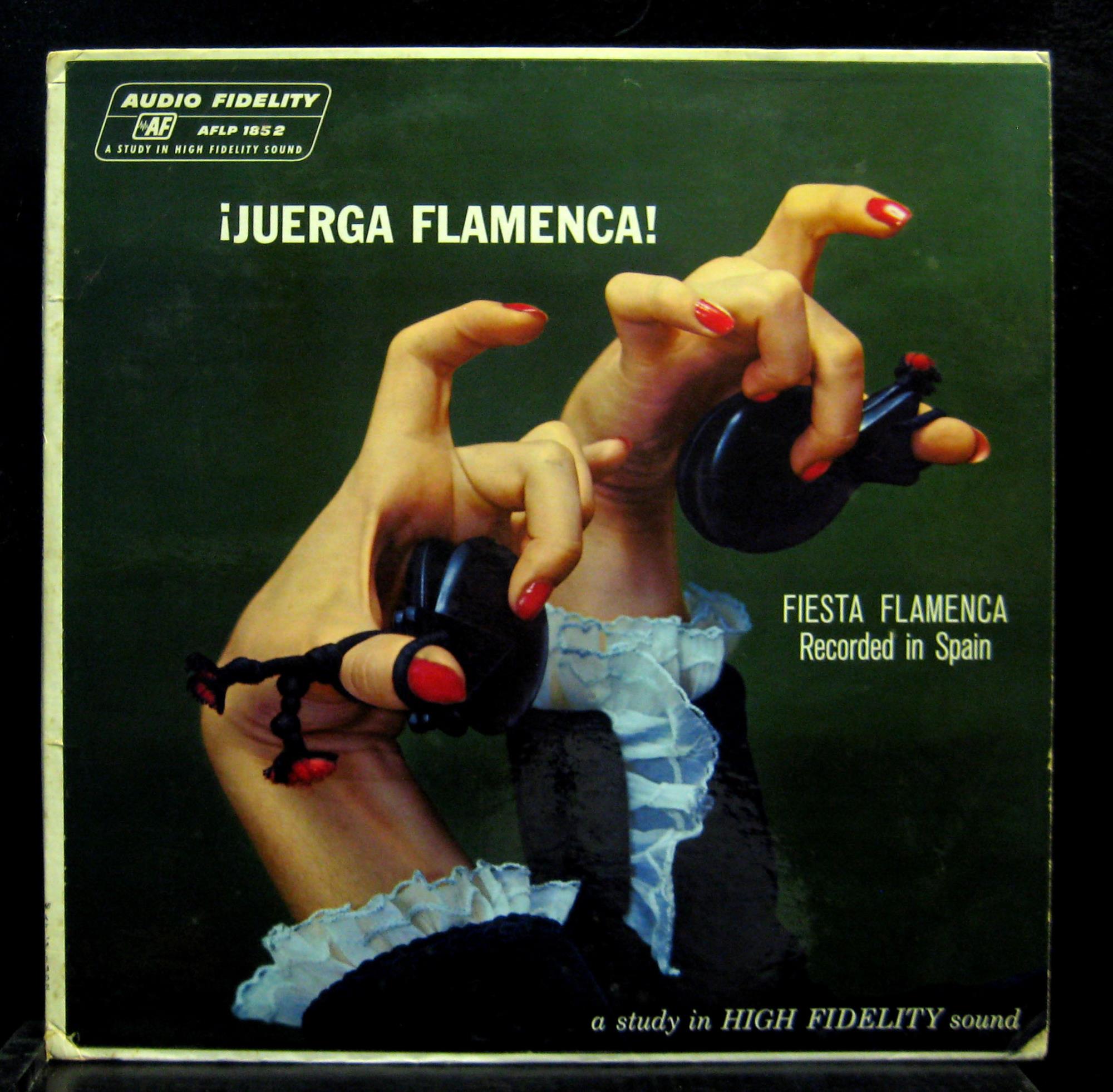 Ana Maria Rafael De Los Reyes & Ortega - Jurega Flamenca Fiesta LP VG+ AFLP 1852 - Shuga Records