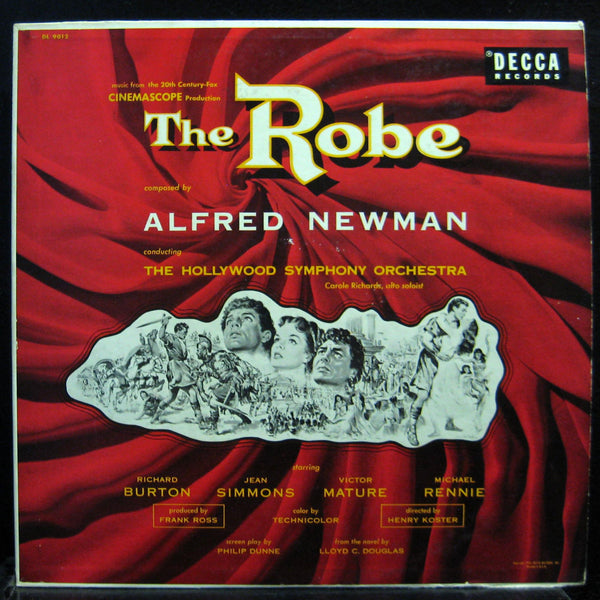ALFRED NEWMAN HOLLYWOOD SYMPHONY the robe LP VG DL 9012 Mono Vinyl 1953 - Shuga Records