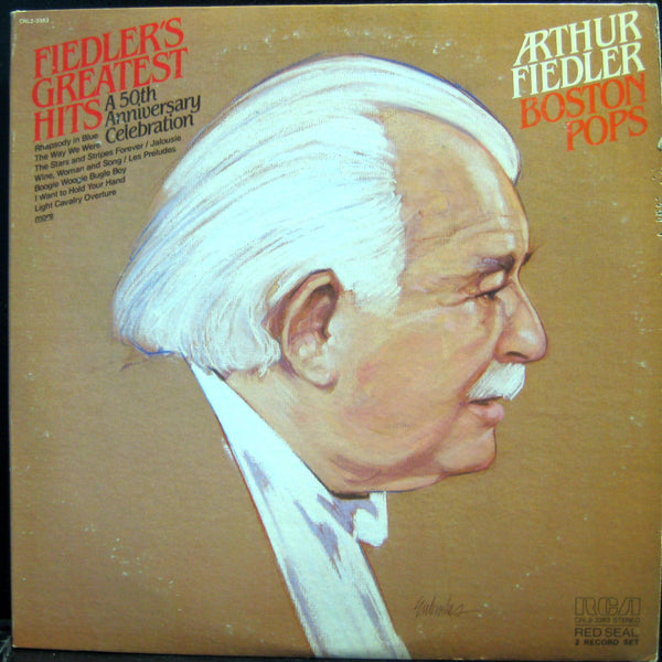 Arthur Fiedler - Greatest Hits 50Th Anniversary 2 LP Mint- CRL2-3383 Vinyl 1979 - Shuga Records