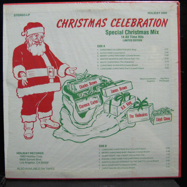 Various – A Christmas Celebration - Mint- LP Record 1982 Holiday USA Vinyl - Funk / Soul / Holiday - Shuga Records