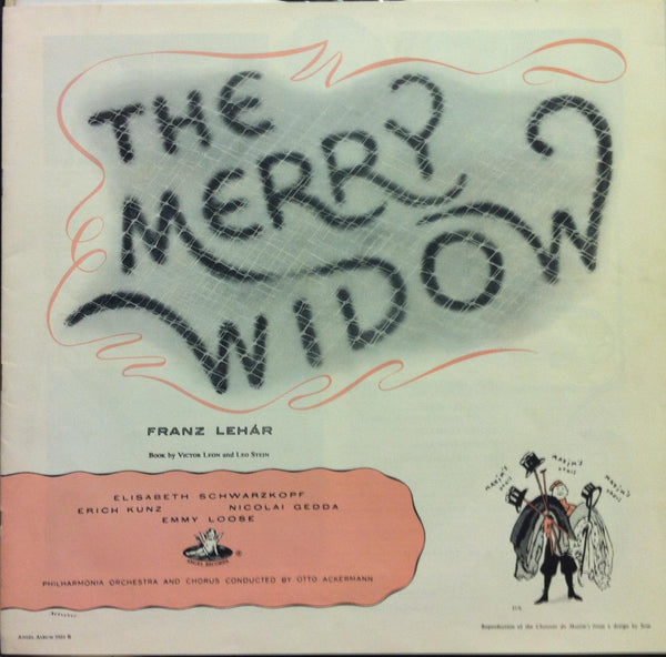 Ackermann - Lehar The Merry Widow 2 LP Mint- 3501 B/L 1954 1st UK Mono - Shuga Records