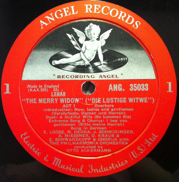 Ackermann - Lehar The Merry Widow 2 LP Mint- 3501 B/L 1954 1st UK Mono - Shuga Records