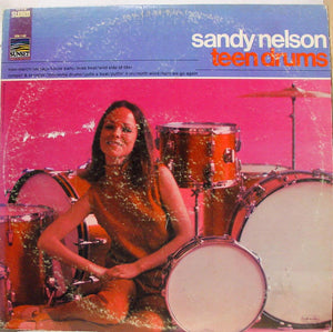 Sandy Nelson - Teen Drums LP VG+ SUS-5166 Surf Rock 1967 Sunset 1st Stereo - Shuga Records