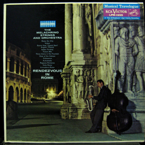 The Melachrino Strings - Rendezvous In Rome LP VG+ LPM-1955 Vinyl 1959 Record - Shuga Records