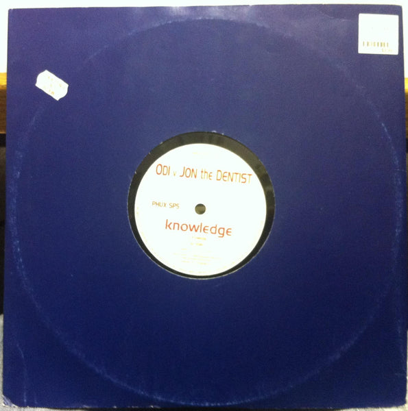 OD1 vs Jon The Dentist - Knowledge / Shake - Mint- 10" Single Record 1999 Phoenix Uprising UK Vinyl - Hard House - Shuga Records