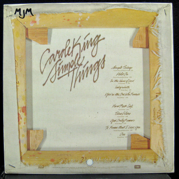 Carole King - Simple Things - VG+ LP Record 1977 Capitol Avatar Italy Vinyl - Pop Rock / Soft Rock - Shuga Records