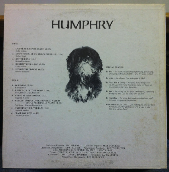 Kathy Sullivan - Chapter 1 Featuring....Humphry - VG+ LP Record Kali-What? USA Private Press Vinyl & Signed - Folk / Soft Rock - Shuga Records