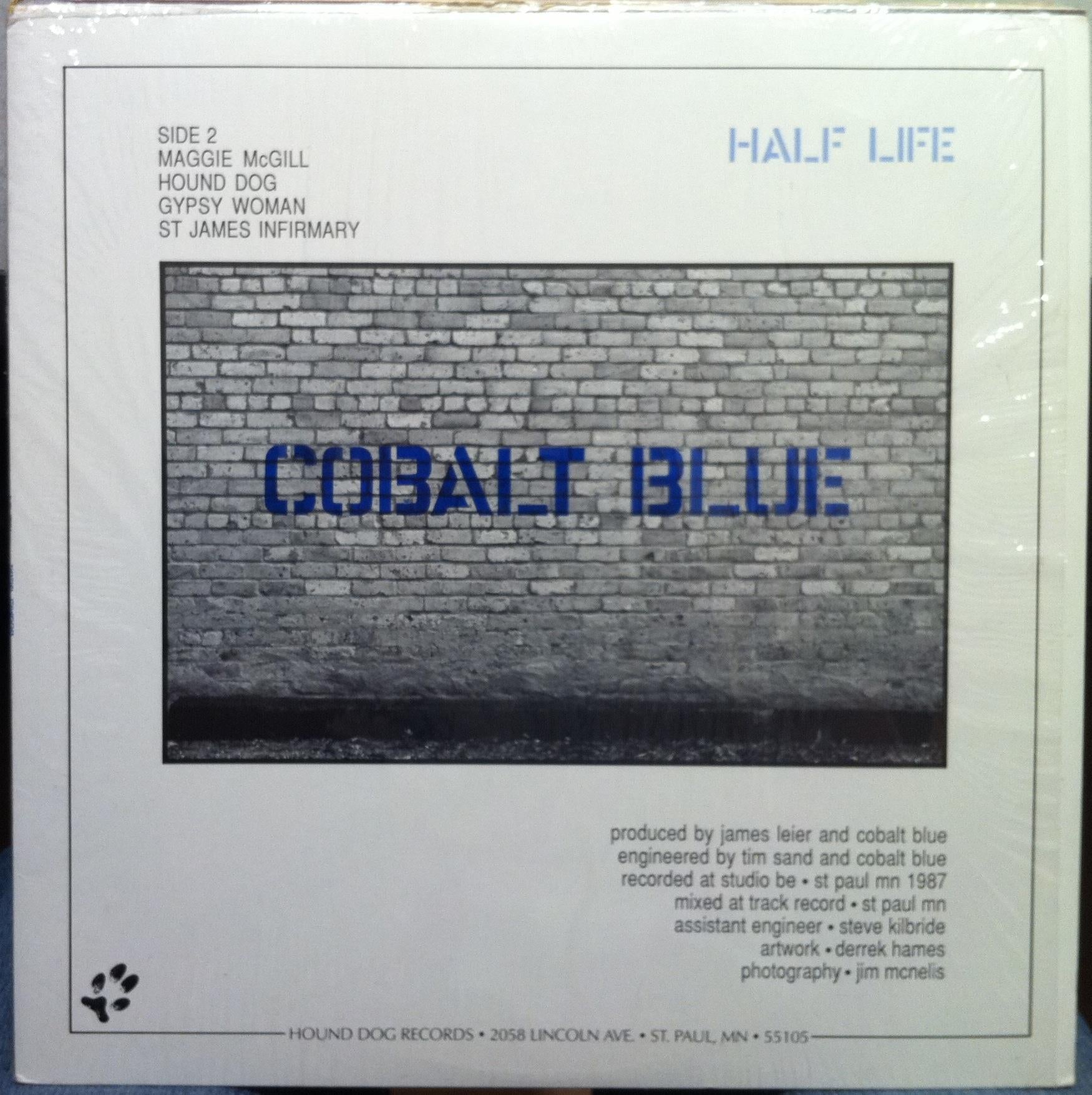 Cobalt Blue - Half Life LP VG+ Private MN St Paul Rock AOR 1987 Vinyl Record - Shuga Records