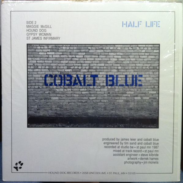 Cobalt Blue - Half Life LP VG+ Private MN St Paul Rock AOR 1987 Vinyl Record - Shuga Records