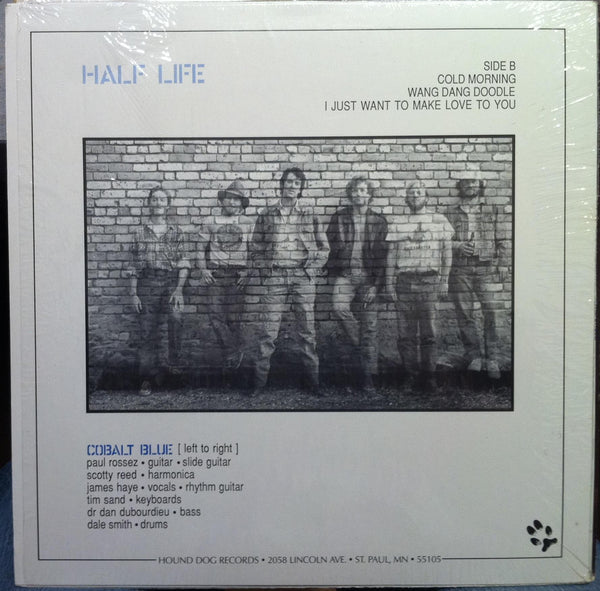 Cobalt Blue - Half Life LP VG+ Private MN St Paul Rock AOR 1987 Vinyl Record - Shuga Records