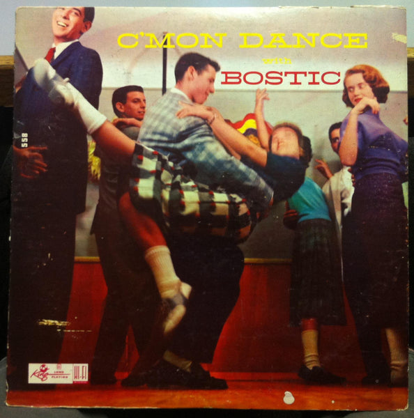 EARL BOSTIC c'mon dance with LP Ultra Rare 1st 1958 Press Cover KING 558 - Shuga Records
