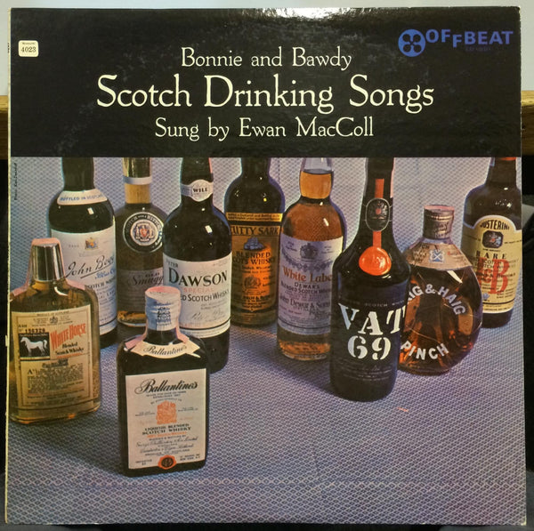 Ewan Maccoll - Scotch Drinking Songs LP Mint- Promo OLP 4023 Vinyl 1956 Offbeat - Shuga Records