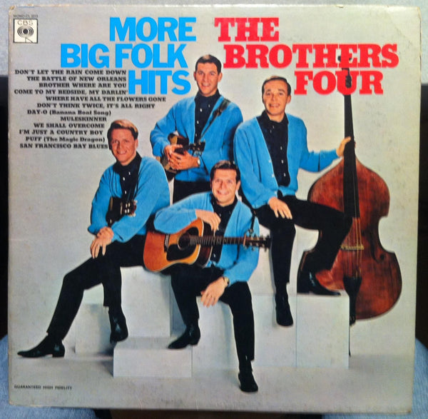 The Brothers Four - More Big Folk Hits LP VG CL 2213 Insane Rare 4 Eye Label 1st - Shuga Records