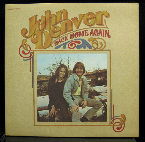 John Denver - Back Home Again - VG+ LP Record 1974 RCA Victor USA Vinyl - Folk Rock / Soft Rock - Shuga Records