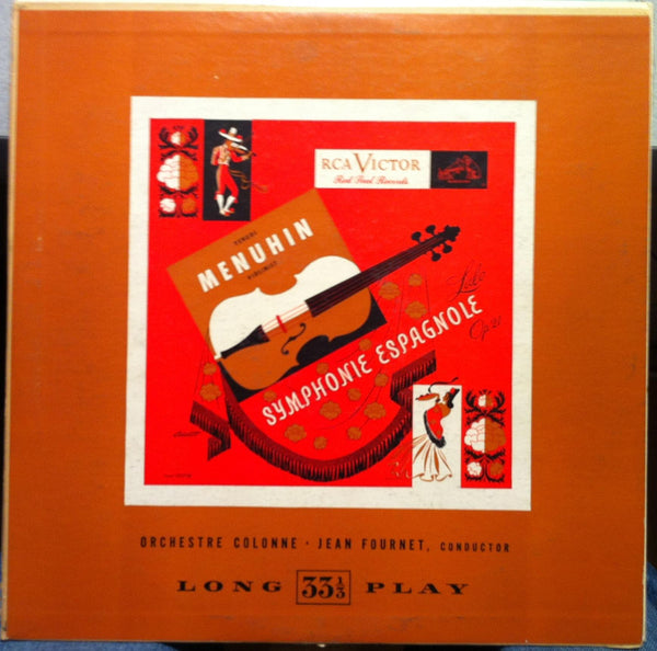 YEHUDI MENUHIN lalo symphonie espagnole LP VG+ LM-1011 1s DG RCA Mono Violin - Shuga Records