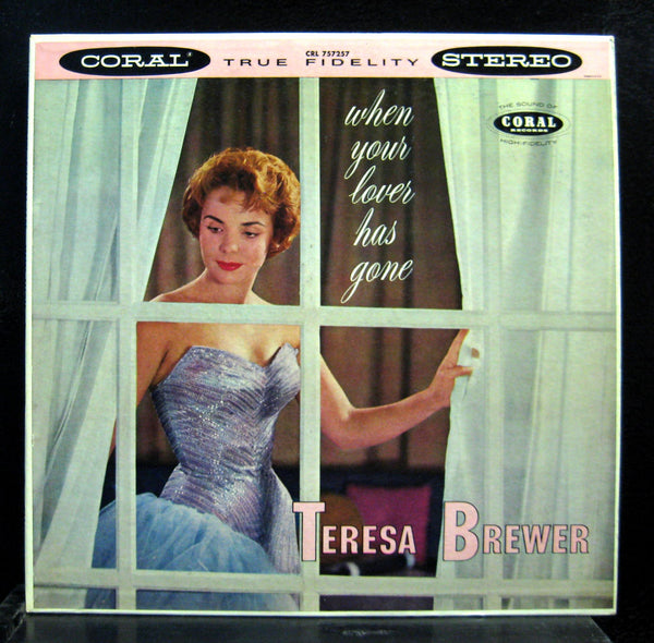 TERESA BREWER when your lover has gone LP VG+ CRL 757257 1st Press Vinyl Record - Shuga Records