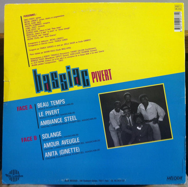 Bassiac Pivert - Beau Temps - VG+ LP Record 19?? Bleu Caraïbes France Vinyl - Zouk - Shuga Records