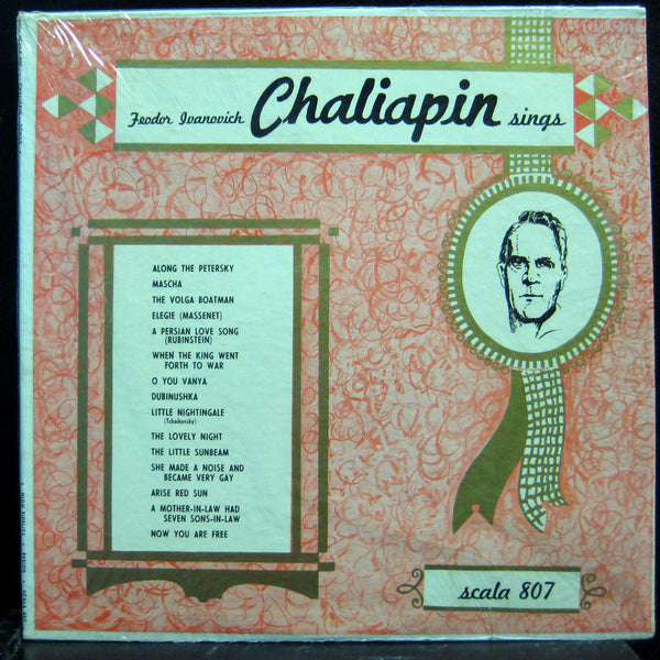 Feodor Ivanovich Chaliapin - Sings LP Mint- Scala 807 Mono Vinyl  Record - Shuga Records