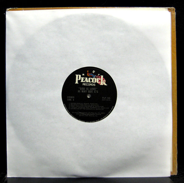 THE HIGHWAY QC'S / QUE C'S god is love LP VG+ Peacock PLP 155 Stereo RARE 1974 - Shuga Records