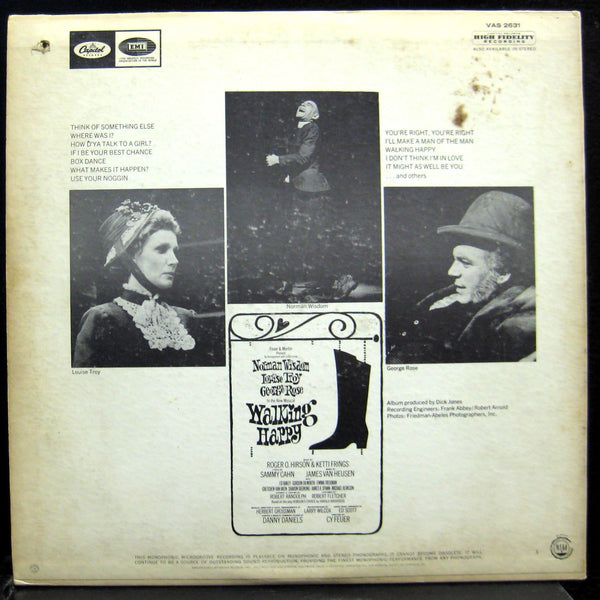 Original Broadway Cast - Walking Happy LP VG+ VAS 2631 Vinyl 1966 Record - Shuga Records
