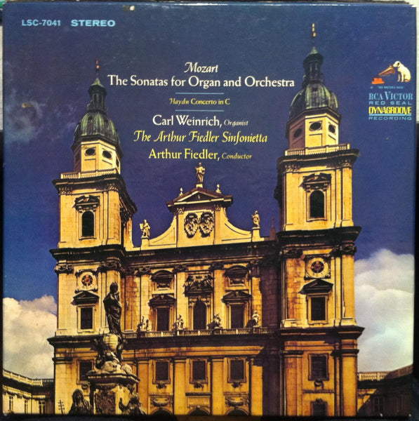 FIEDLER WEINRICH mozart sonatas for organ & orchestra 2 LP Mint- LSC-7041 WD 1s - Shuga Records