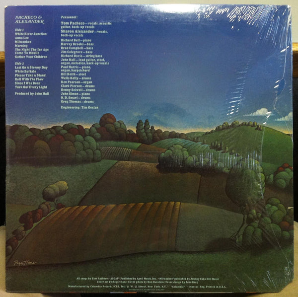 TOM PACHECO & SHARON ALEXANDER s/t LP Sealed C 30509 Vinyl 1971 Record CBS RARE - Shuga Records
