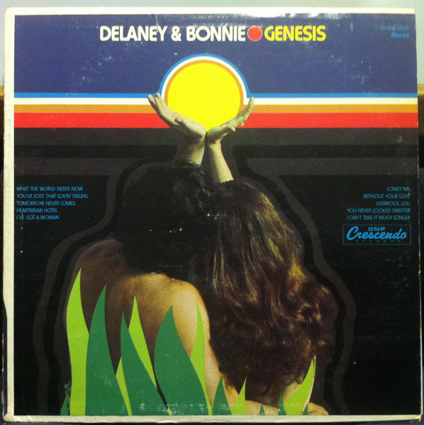 Delaney & Bonnie - Genesis - VG+ LP Record 1971 GNP Club Edition Vinyl - Classic Rock / Soft Rock - Shuga Records