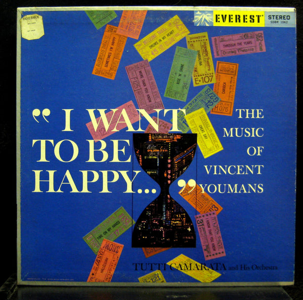Tutti Camarata - I Want To Be Happy LP Mint- SDBR 1062 Belock Audiophile Stereo - Shuga Records