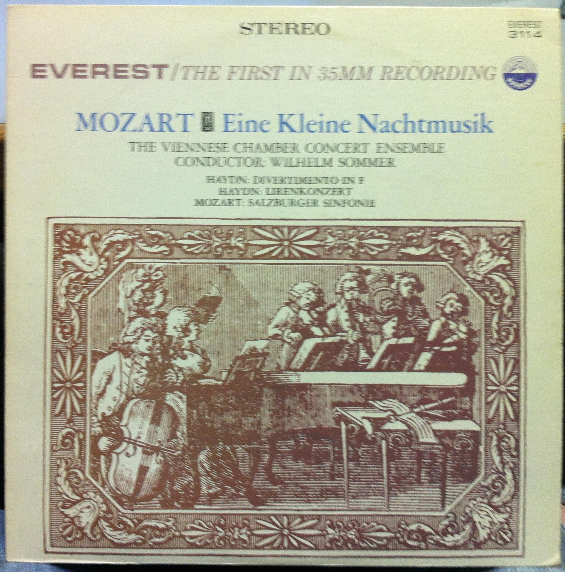 Sommer - Mozart Haydn LP Mint- SDBR 3114 Vinyl Record - Shuga Records