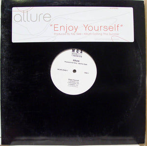 Allure - Enjoy Yourself 12" Mint- MCAR 25462 2001 Vinyl Record White Promo - Shuga Records