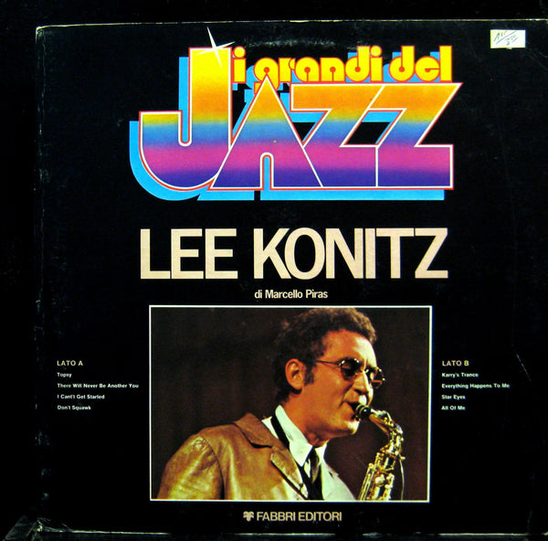 Lee Konitz - I Grandi Del Jazz 43 - Mint- LP Record 1981 Italy Fabbri Editori Italy Vinyl & Booklet - - Shuga Records