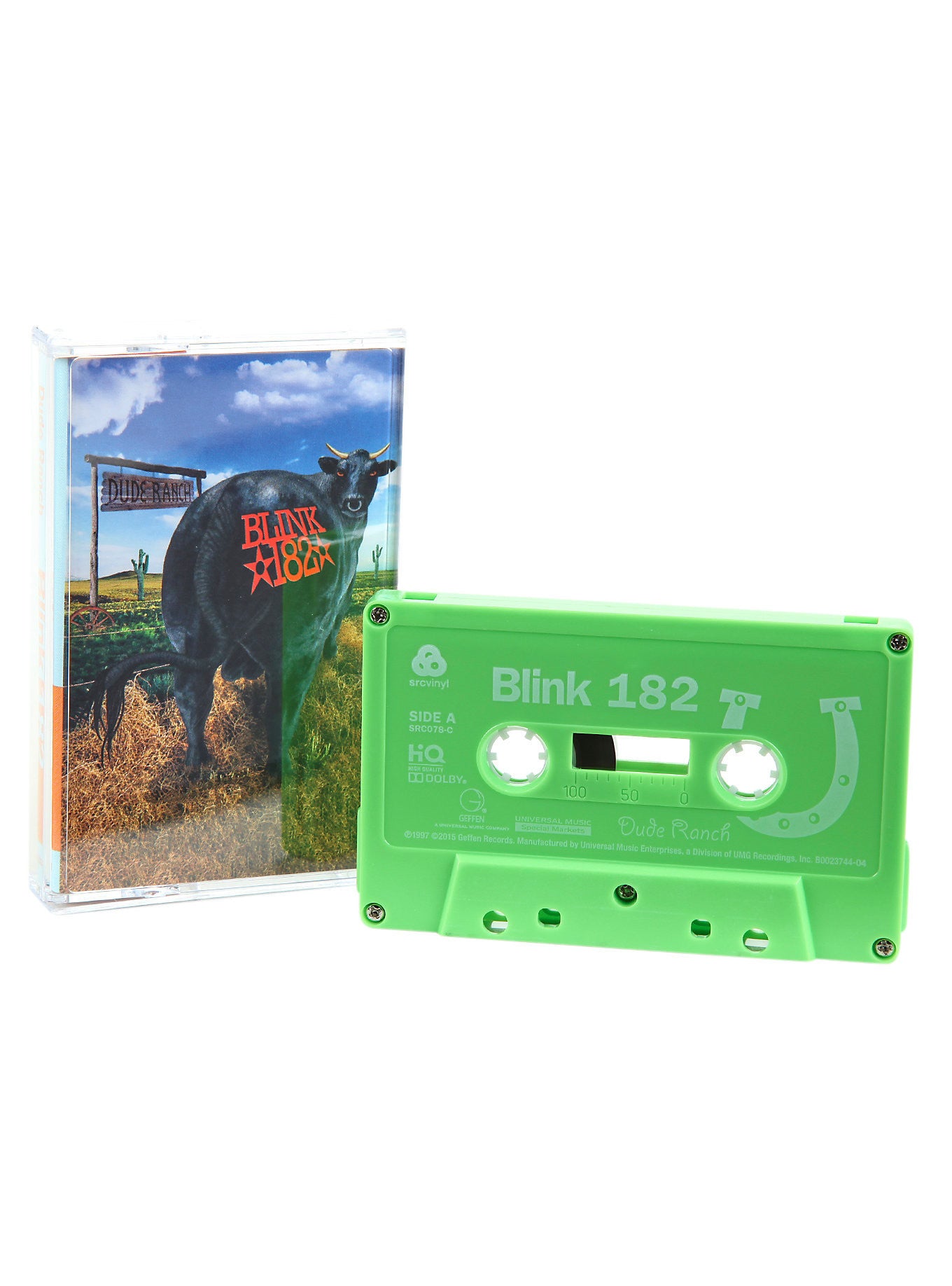 Blink-182 – Dude Ranch (1997) - New Cassette - 2015 Geffen Green Tape - Punk / Pop-Punk - Shuga Records